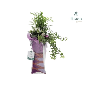 Glazen Twistervaas met Arrangement