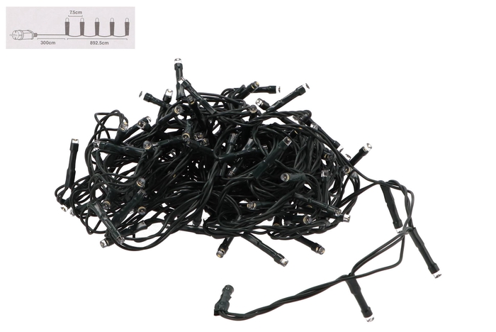 Led Light Chain Outside 120led Warm White Nm