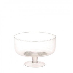 Glas Schaal Voet d14*10cm