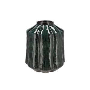 Kiran Majestic Dark Green Vase 26x26x31cm