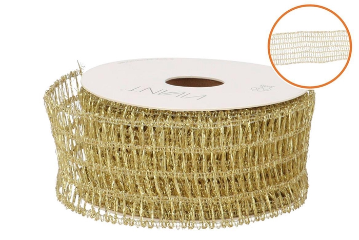 <h4>Ribbon Gritta Goud 10mx42mm</h4>