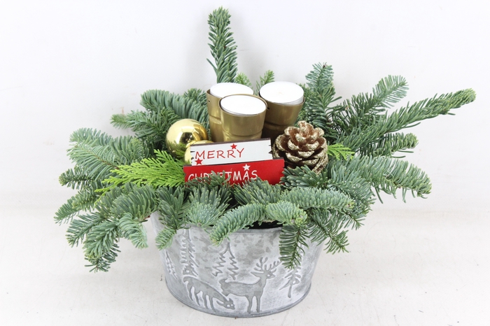 <h4>arr5 Kerst JS - Zink schaal rendier goud</h4>