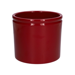 DF03-885097177 - Pot Lucca1 d23.3xh21.5 winered shiny