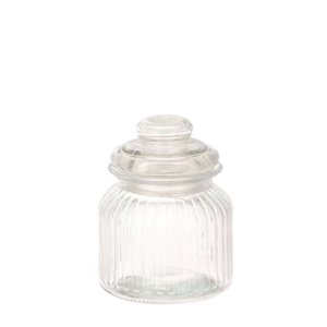 Glas Pot+deksel d15*11cm