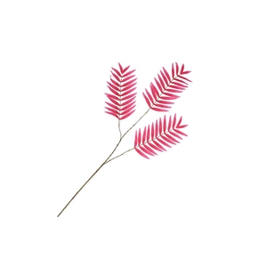 Silk Palm Leaf Pink 87cm Nm