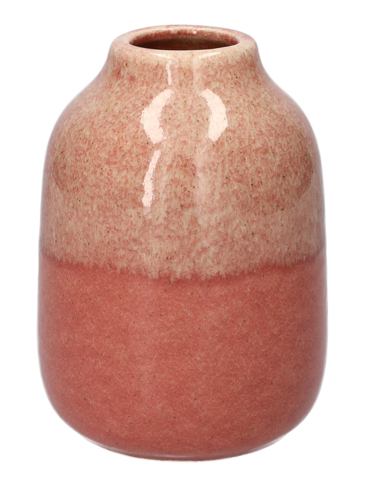 <h4>DF03-741356400 - Vase Norell d5.7/11.8xh16 old pink</h4>