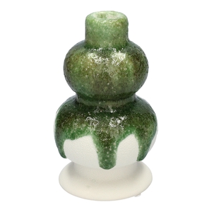 DF03-741310700 - Candle holder Esencia3 d3.5/9.5xh16 green/white