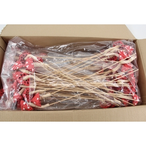 Stick Mushroom Lotus Red