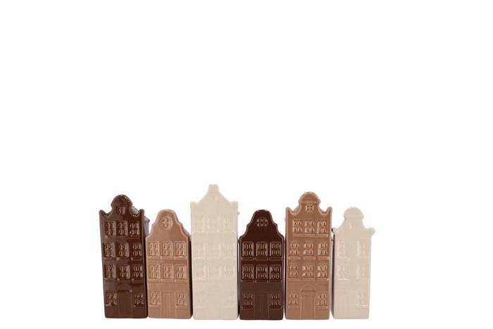 A'dam Houses Canal Natural Brown Mix Vase Ass 5x4x