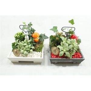 4340 ETAGIERE VK ROOD/WIT