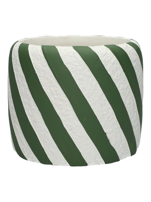 <h4>DF03-751500847 - Pot Carol d12/15xh13 green/white</h4>