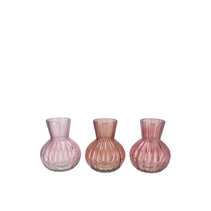 <h4>Feline Old Pink Mix Vase Ass 12x15cm</h4>