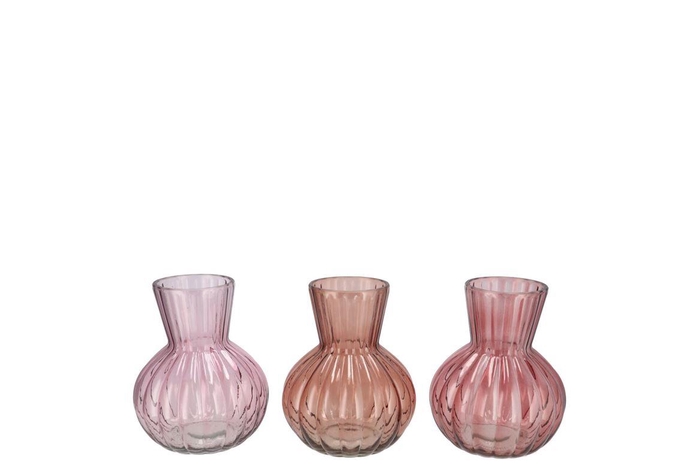 <h4>Feline Old Pink Mix Vase Ass 12x15cm</h4>