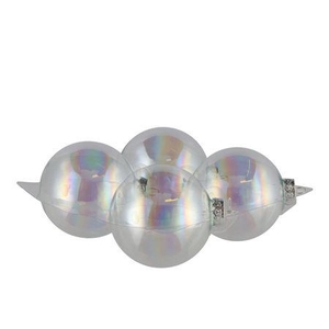 Glass Ball Clear Pearl 100mm P/4