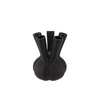 Aglio Straight Black Vase 16x16x19cm Nm