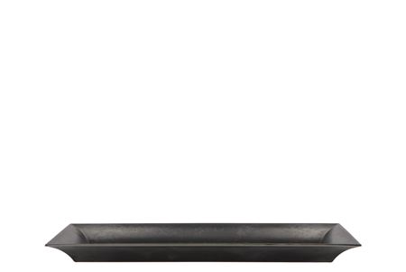 <h4>Melamine Grey Bowl Rectangle 36x17x3cm</h4>