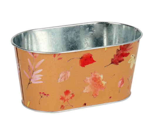 <h4>Coupe Autumn zinc 20x11xH9cm orange</h4>