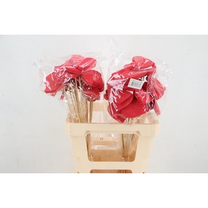 Stick Heart Foam Red 7cm