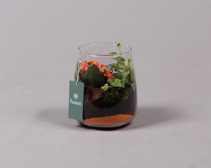 <h4>Pasen glazen windlicht Julia oranje</h4>