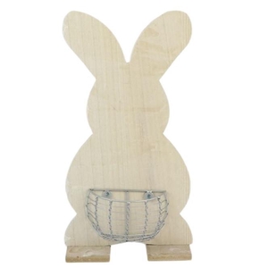 Pasen Konijn+rek 25*8*45cm