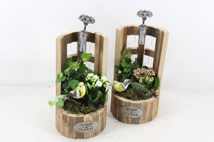 <h4>arr2 TD - Hout waterput - roze/wit</h4>