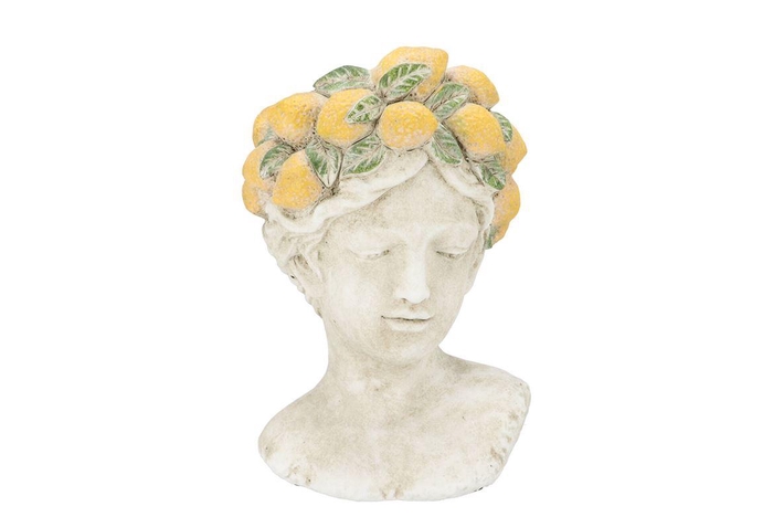 <h4>Miley Yellow Pot Woman 23x22x35cm</h4>