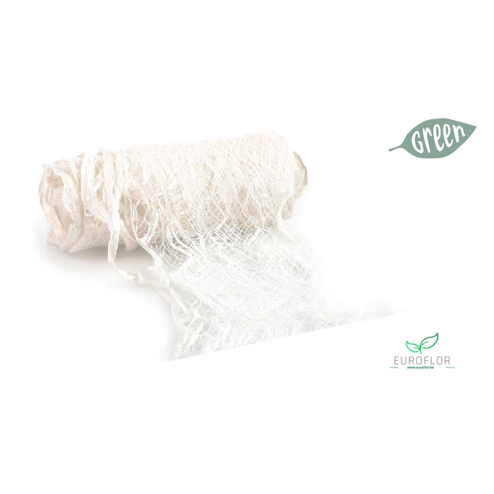 <h4>MULBERRY FIBER RIBBON 1,5MX14CM CREME</h4>