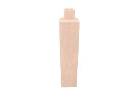 <h4>Lisboa Pink Vase Cube 11x11x45cm</h4>