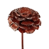 Pine cone cut 5-7cm on stem Red