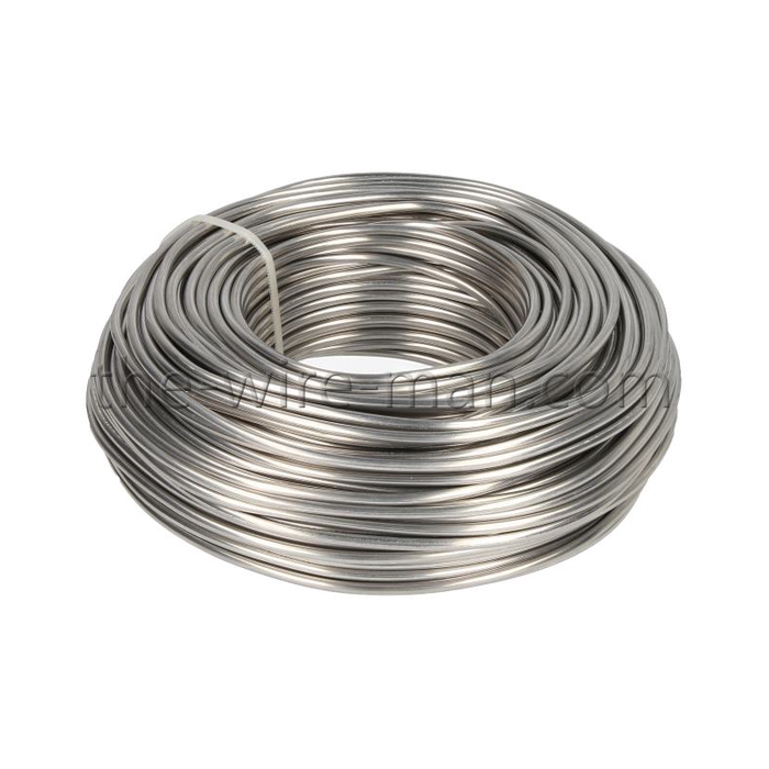 <h4>ALUMINIUM WIRE SILVER 3MM 1KG 12M</h4>