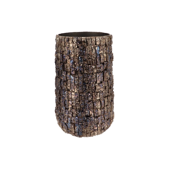 <h4>Nepal Iron Bottle Birch Mosaic 29x29x46m Nm</h4>