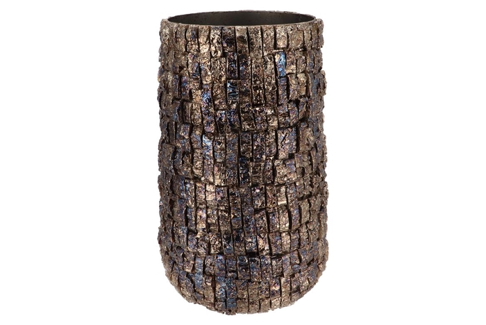 <h4>Nepal Iron Bottle Birch Mosaic 29x29x46m Nm</h4>