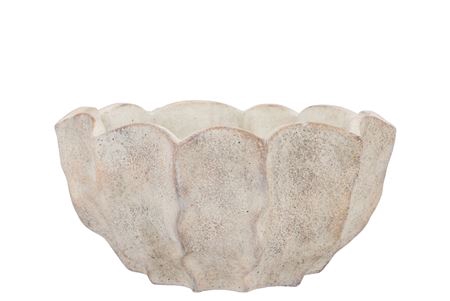 <h4>Alaska Wavy Sand Bowl 25x25x13cm</h4>