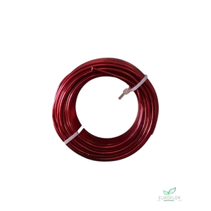 ALUMINIUM WIRE 2MM RED 12M 100GR