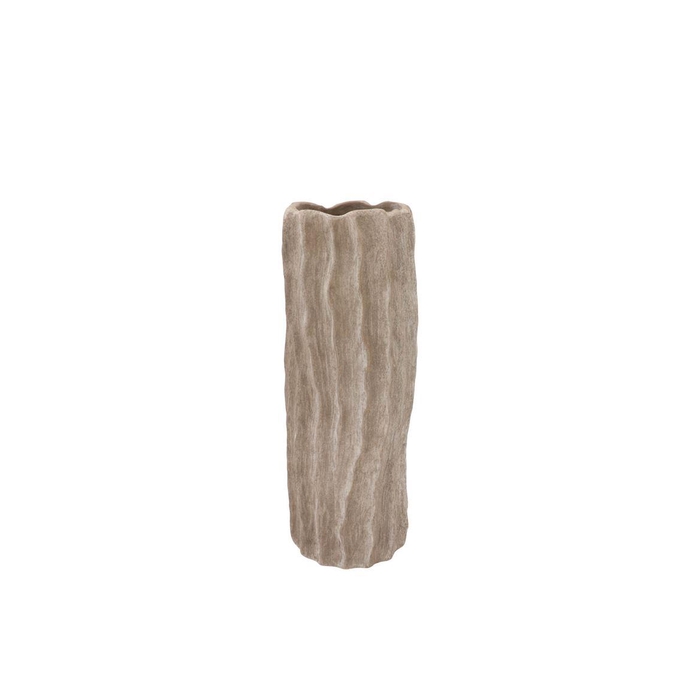 <h4>Porto Antique Grey Vase Tube Structure 15x15x38cm</h4>
