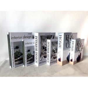 Book Set Mix of 3 30x21x7cm Ho