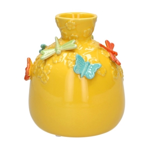 Bottle Dragonfly d7/16.5xh19 yellow