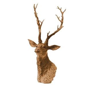 DECO DEERHEAD THORA L41W31H73 GOLD