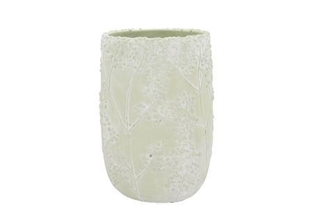 <h4>Alaska Gypsy Green Whitewash Vase 23x23x33cm Nm</h4>