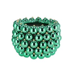 Christmasball Green Pot 29x29x20cm Nm