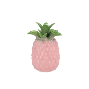 Pineapple Tropical Pink Vase 18x18x28cm