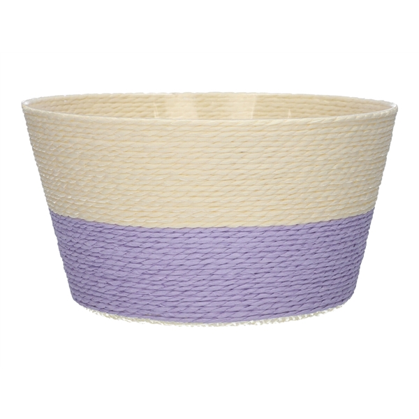 <h4>Basket Riley1 Duo d19xh10 cream\\lavender</h4>