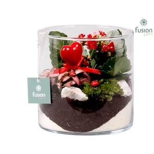 Glas Lucille Love met Arrangement