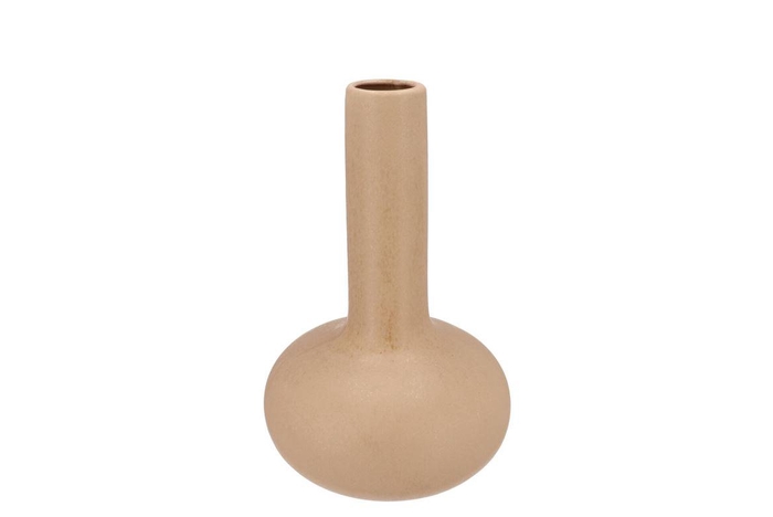 <h4>Dana Sand Brown Vase Long Neck 24x24x39cm</h4>