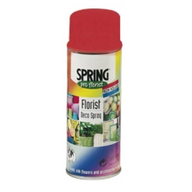 Spring decor spray 400ml sunrise red 049