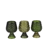 Jazz Majestic Green T-light Pinecone Ass 9x13cm