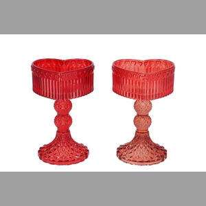 Amour Red Mix T-light Heart Ass 10x9x15cm