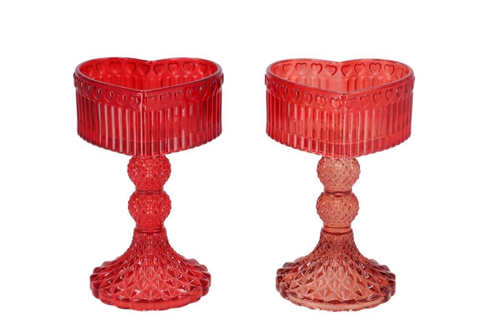 <h4>Amour Red Mix T-light Heart Ass 10x9x15cm</h4>