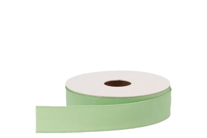 <h4>Ribbon Textile 60 Light Green 20mx25mm</h4>