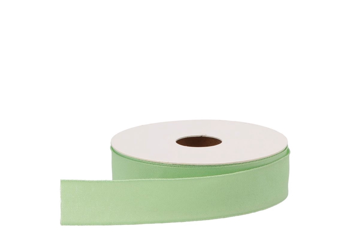 Ribbon Textile 60 Light Green 20mx25mm